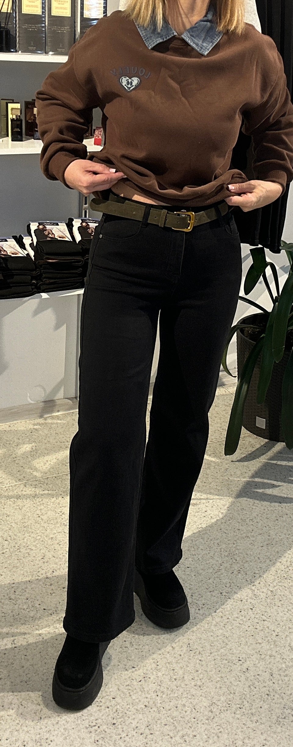 Tiesaus modelio klasikiniai džinsai