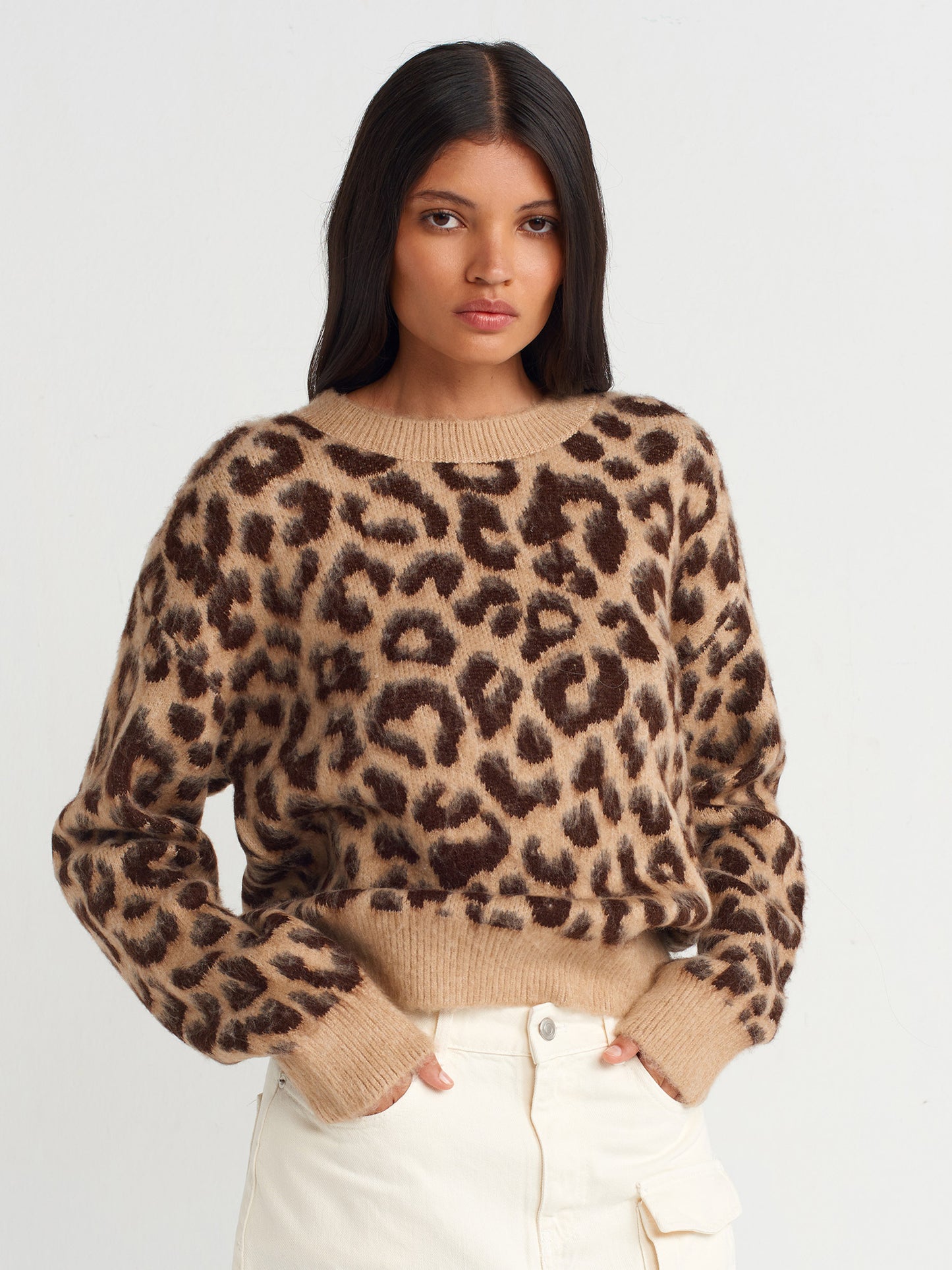 Leopardo rašto megztukas
