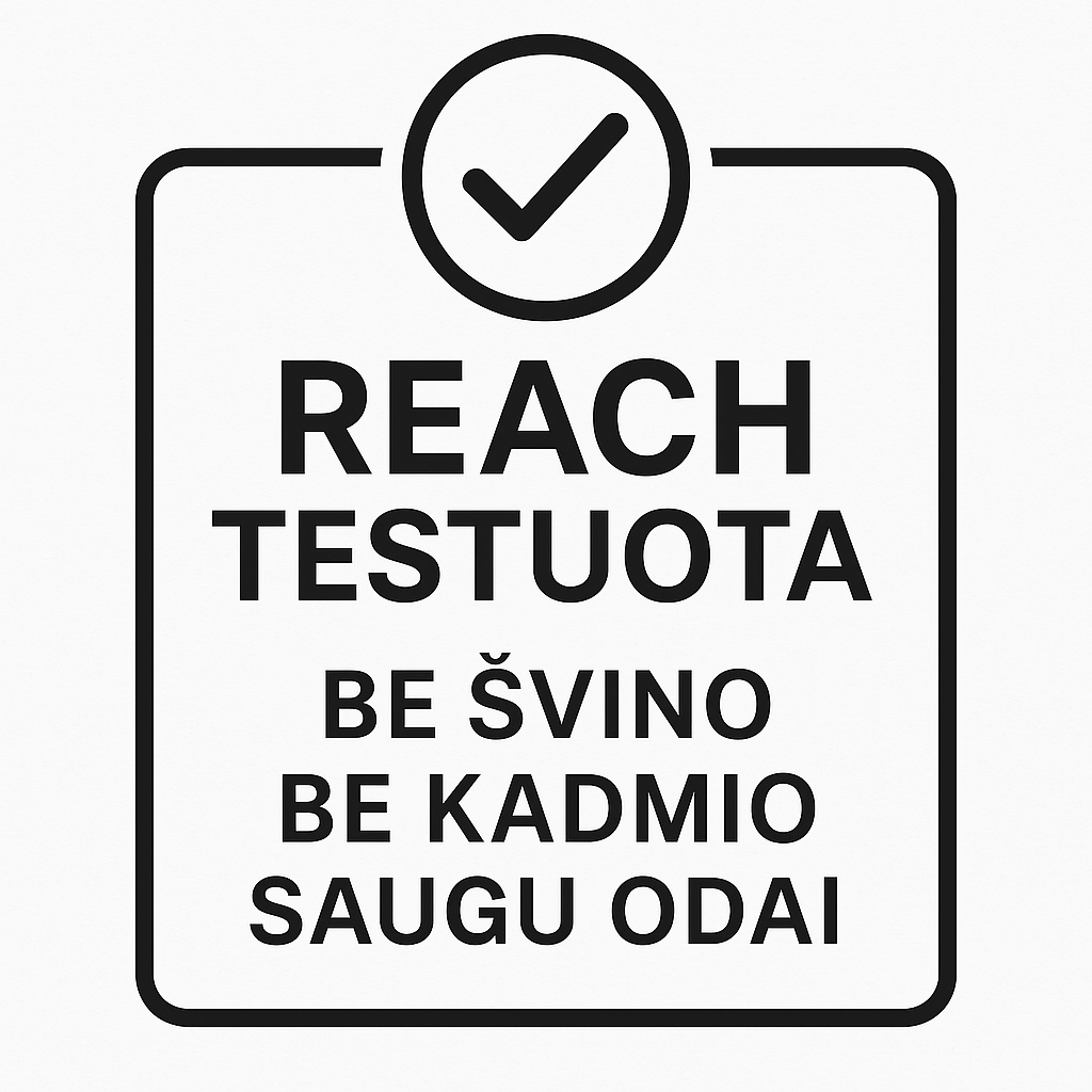 Kaklo papuošalas „Kryželis“, 18K auksu padengtas plienas.
