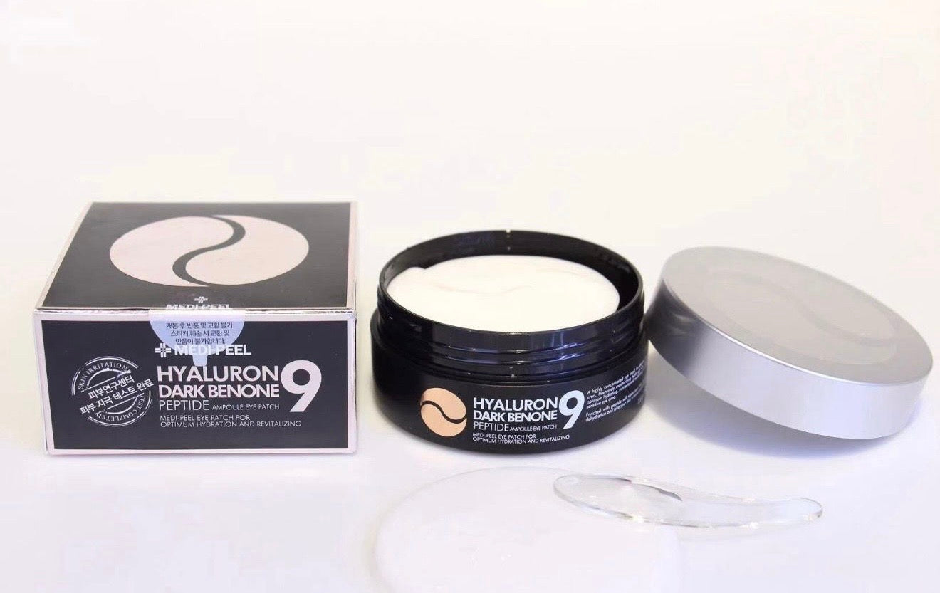 MEDI-PEEL Hyaluron Dark Benone Peptide 9 Ampoule Eye Patch paakių pagalvėlės