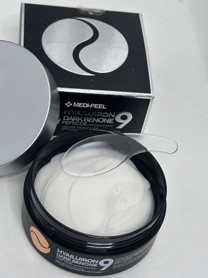 MEDI-PEEL Hyaluron Dark Benone Peptide 9 Ampoule Eye Patch paakių pagalvėlės