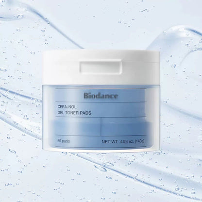 Drėkinantis veido tonikas Biodance CERA-NOL Gel Toner Pads