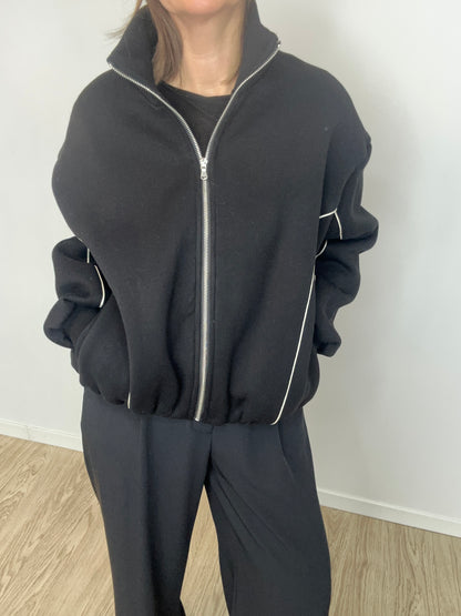 Bomber stiliaus džemperis