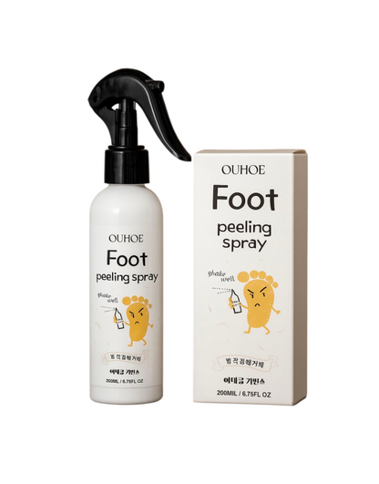 Foot peeling spray