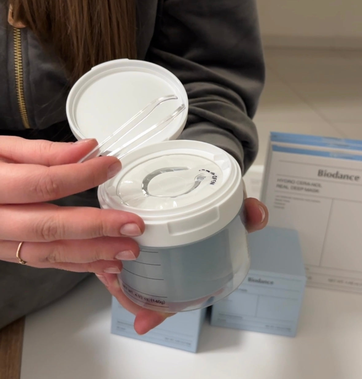 Drėkinantis veido tonikas Biodance CERA-NOL Gel Toner Pads