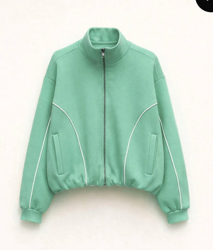 Bomber stiliaus džemperis