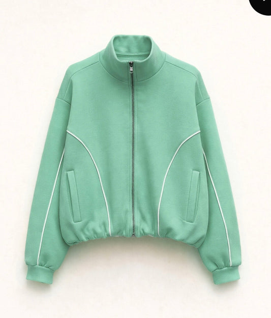 Bomber stiliaus džemperis