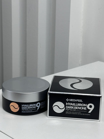 MEDI-PEEL Hyaluron Dark Benone Peptide 9 Ampoule Eye Patch paakių pagalvėlės