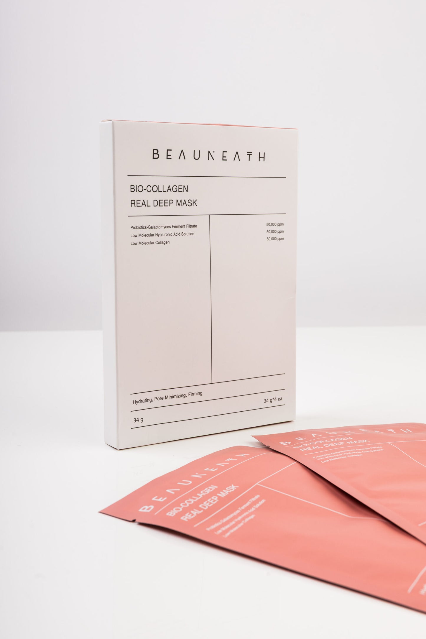 BEAUNEATH Bio-Collagen Real Deep Mask – veido kaukė