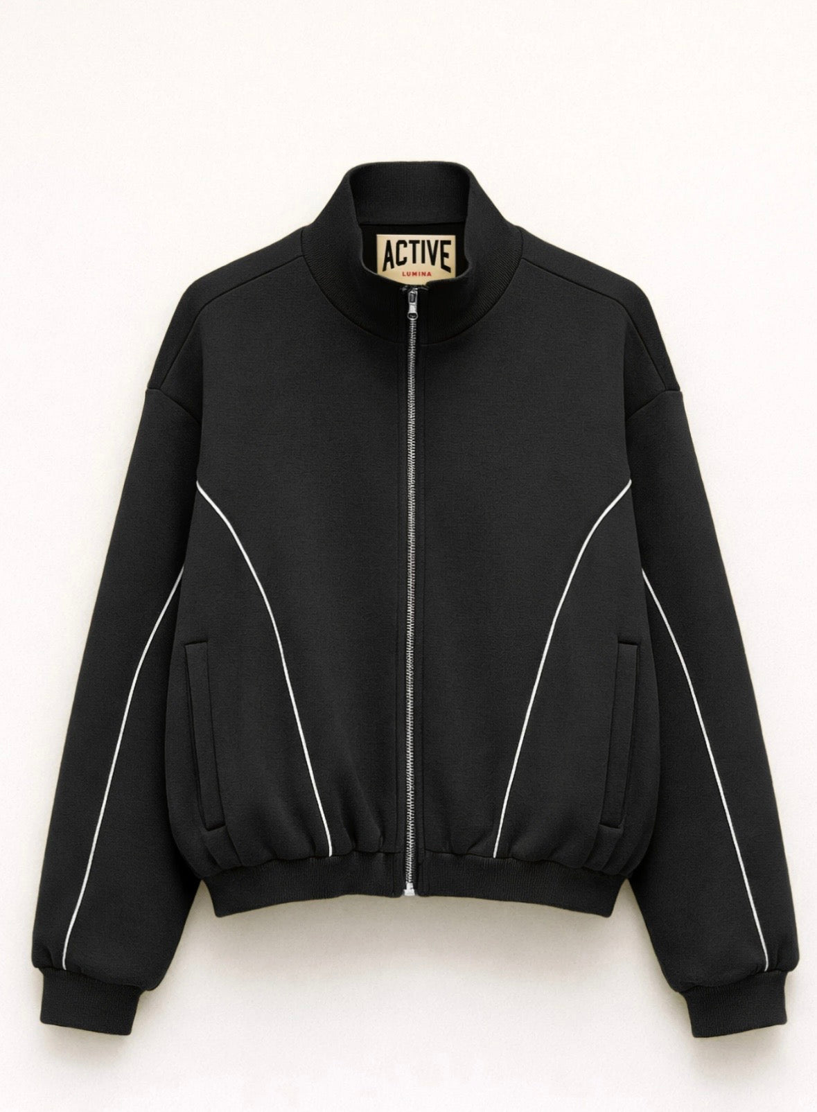 Bomber stiliaus džemperis