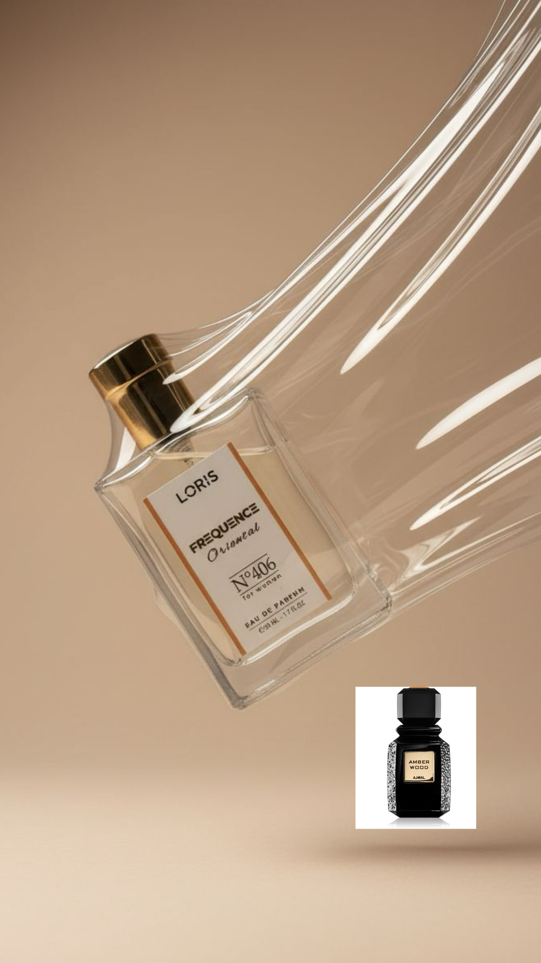 LORIS 406 moteriški kvepalai įkvėpti-"Ajmal AMBER WOOD"
