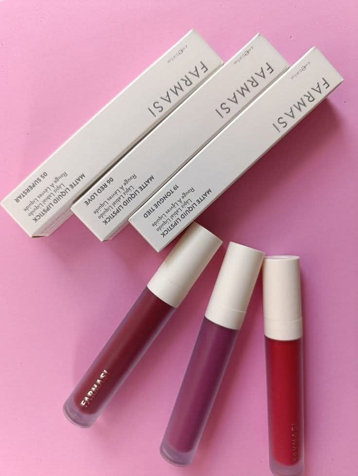 Matiniai skysti lūpų dažai 06 RED LOVE 4ml