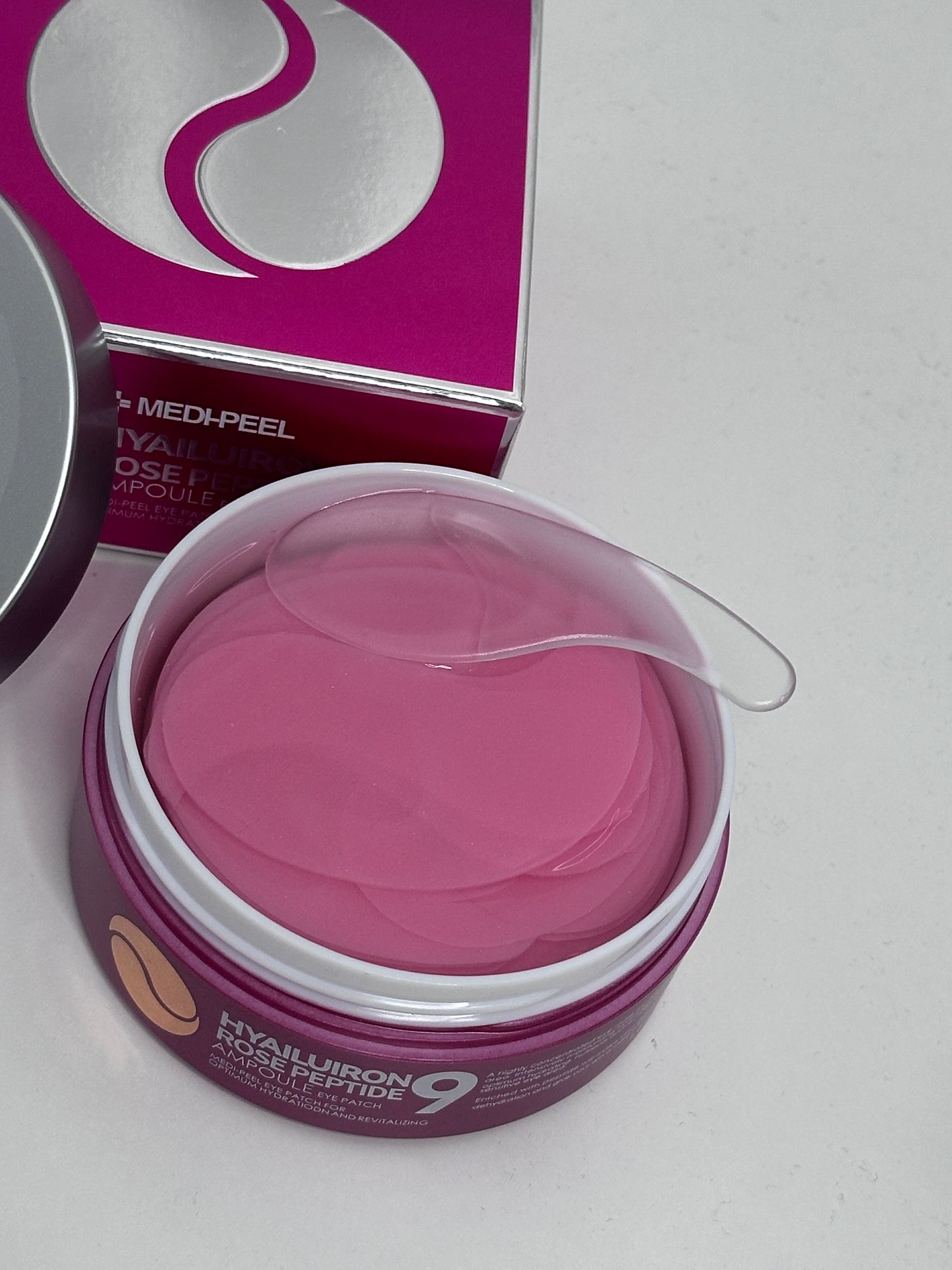 MEDI-PEEL Hyaluron Rose Peptide 9 Ampoule Eye Patch paakių pagalvėlės