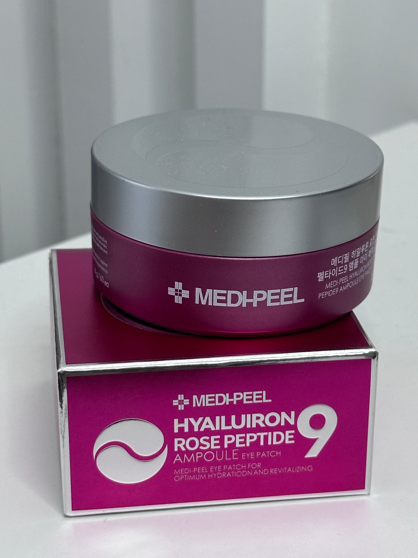 MEDI-PEEL Hyaluron Rose Peptide 9 Ampoule Eye Patch paakių pagalvėlės