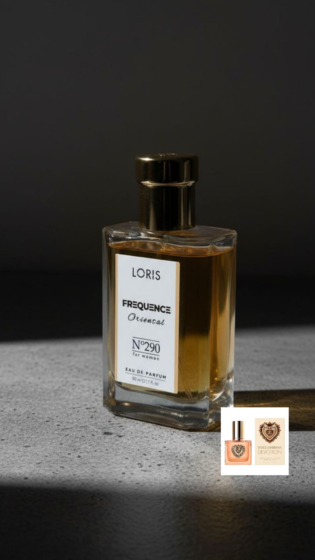 LORIS 290 moteriški kvepalai įkvėpti-"Dolce&Gabbana DEVOTION"