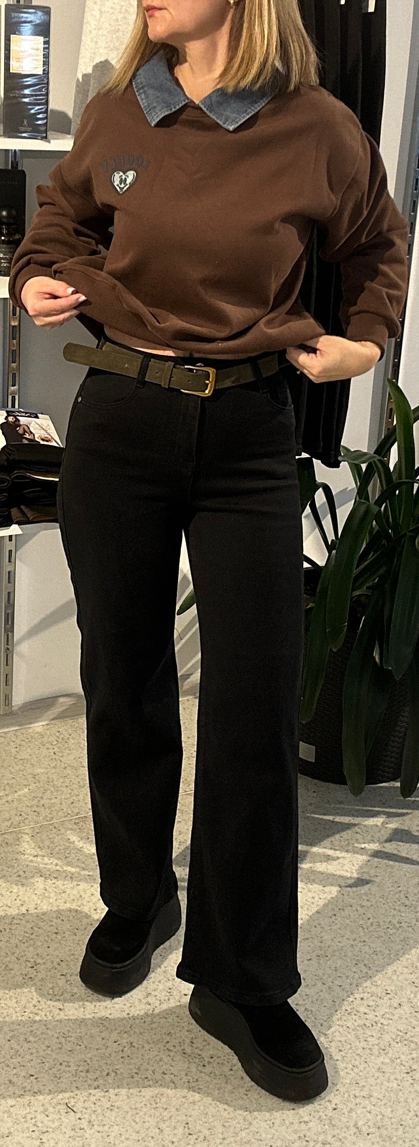 Tiesaus modelio klasikiniai džinsai