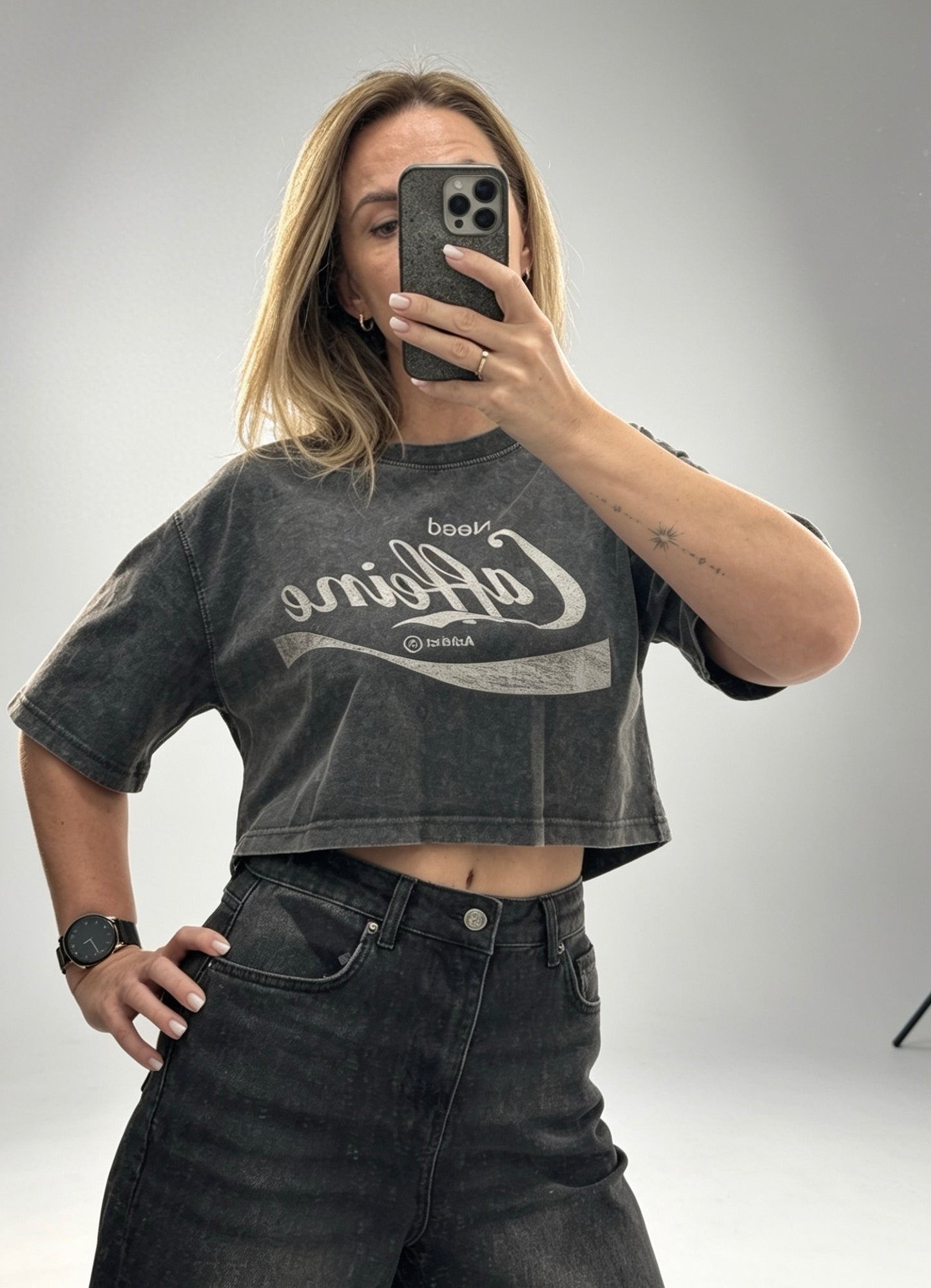 Crop topas"Caffeine "
