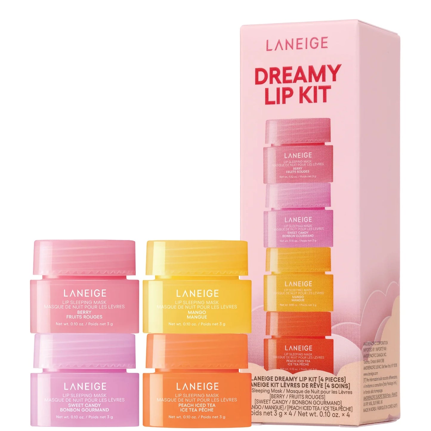Laneige Dreamy Lip Kit – rinkinys švelnioms, sultingoms ir spindinčioms lūpoms