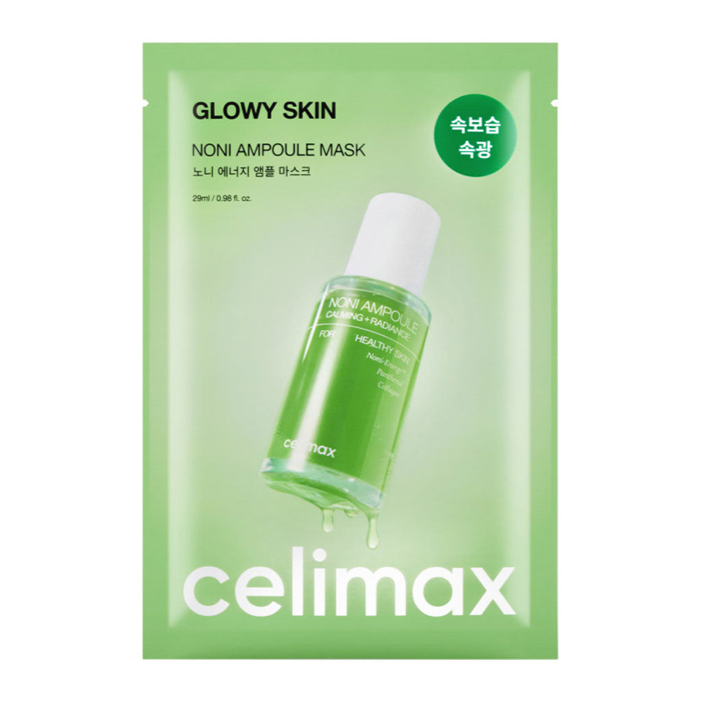 Celimax Glowy Skin Noni Ampoule Mask – drėkinamoji veido kaukė su noni ekstraktu(10vnt.)