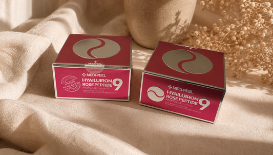 MEDI-PEEL Hyaluron Rose Peptide 9 Ampoule Eye Patch paakių pagalvėlės,dvi pakuotės už vienos kaina